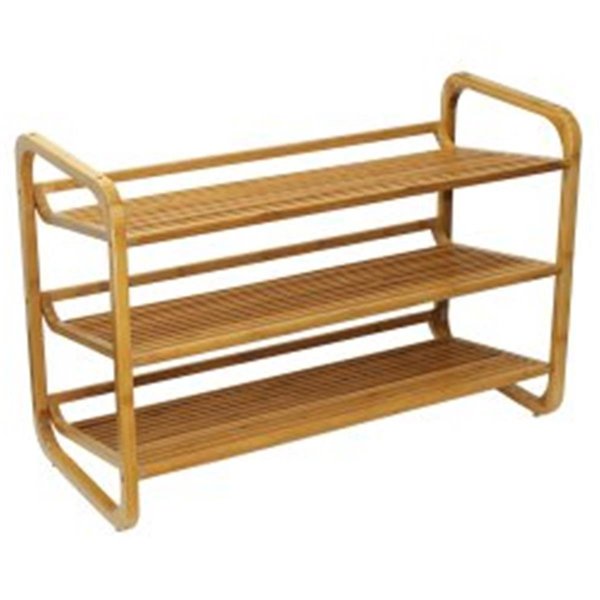 Homeric Bamboo Shoe Rack - 3 Tier HO29079